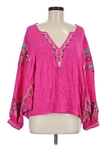 Easel Long Sleeve Blouse (view 1)