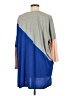 Umgee Color Block Blue 3/4 Sleeve Top Size M - photo 2