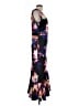 Long Tall Sally Floral Black Cocktail Dress Size 10 - photo 4