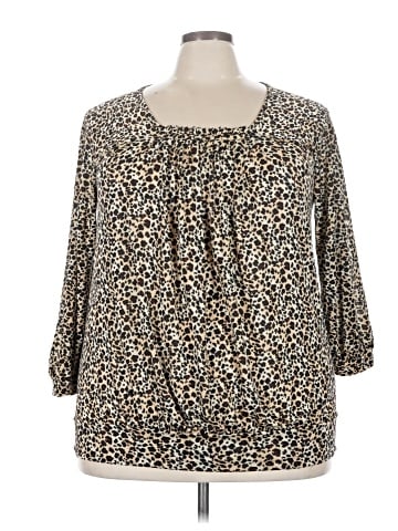 Notations 3/4 Sleeve Blouse (view 1)