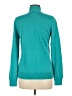 Foxcroft 100% Cotton Teal Turtleneck Sweater Size M - photo 2