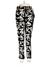 Bear Dance Print Black Casual Pants Size L - photo 1