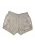 Athleta 100% Polyester Metallic Silver Athletic Shorts Size S - photo 1