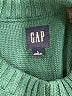Gap 100% Cotton Green Pullover Sweater Size L - photo 7