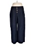 Ann Taylor LOFT Solid Blue Casual Pants Size L - photo 1