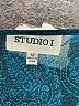 Studio 1 100% Polyester Teal Cardigan Size 12 - photo 7