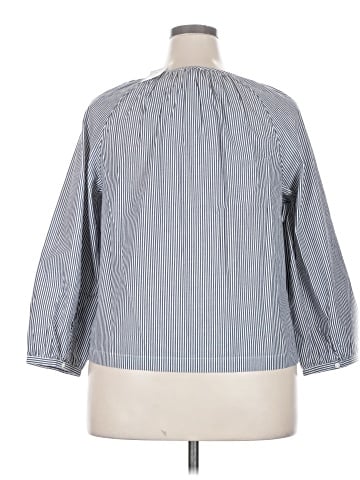 J.Crew Factory Store 3/4 Sleeve Blouse (view 2)