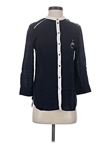Maeve 3/4 Sleeve Button-Down Shirt (view 1)