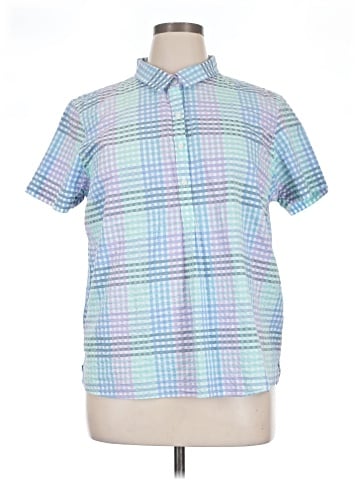 L.L.Bean Short Sleeve Button-Down Shirt (view 1)