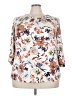 Daniel Rainn Floral Ivory 3/4 Sleeve Blouse Size 2X - photo 1