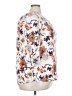 Daniel Rainn Floral Ivory 3/4 Sleeve Blouse Size 2X - photo 4