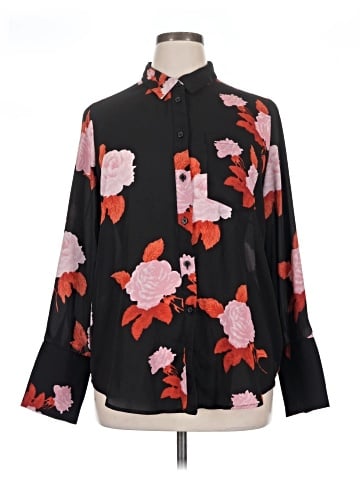 Who What Wear Long Sleeve Blouse (view 1)