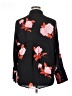 Who What Wear 100% Polyester Floral Black Long Sleeve Blouse Size XL - photo 2