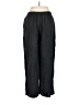 Flax 100% Linen Solid Black Linen Pants Size (M) - photo 2