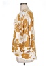 Papermoon 100% Rayon Gold 3/4 Sleeve Blouse Size XL - photo 5