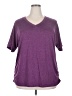 Unbranded Purple Short Sleeve Top Size 2X - photo 1