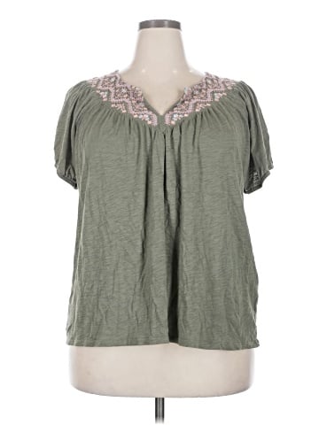 Lucky Brand Short Sleeve Blouse (view 1)