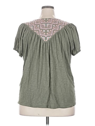 Lucky Brand Short Sleeve Blouse (view 2)