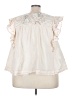 Black Tape_ White Sleeveless Blouse Size 2X - photo 2