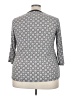 DressBarn Gray 3/4 Sleeve Top Size 2X - photo 1
