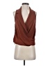 Amanda Uprichard 100% Polyester Brown Tank Top Size P (petite) - photo 1