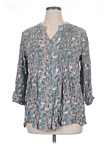 Coldwater Creek 3/4 Sleeve Blouse (view 1)