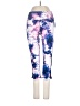 Reebok Print Blue Active Pants Size S - photo 1