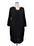 Lane Bryant Solid Black Casual Dress Size 18 - 20 Plus - photo 1