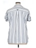 Columbia 100% Polyester Stripes Silver Short Sleeve Blouse Size XL - photo 2