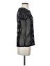 Hi-Line Black Short Sleeve Top Size XS - photo 4