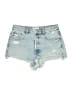 Zara Blue Denim Shorts Size 6 - photo 1