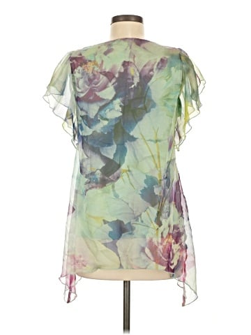 Live and Let Live Short Sleeve Blouse (view 2)