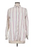 Gap Stripes Ivory Long Sleeve Button-Down Shirt Size M - photo 1