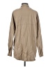 12th Tribe Tan Faux Leather Top Size S - photo 2