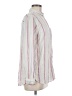 Gap Stripes Ivory Long Sleeve Button-Down Shirt Size M - photo 4