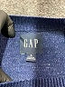 Gap 100% Cotton Solid Blue Pullover Sweater Size S - photo 7