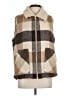 Sanctuary Plaid Brown Vest Size L - photo 1