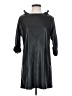 BCBGMAXAZRIA 100% Polyurethane Black 3/4 Sleeve Top Size XS - photo 1