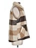 Sanctuary Plaid Brown Vest Size L - photo 4