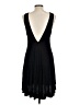 Lulus Solid Black Casual Dress Size L - photo 2