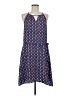 41Hawthorn 100% Polyester Print Blue Casual Dress Size M - photo 1