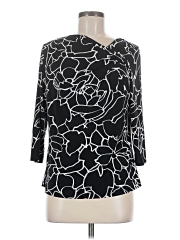 Liz Claiborne 3/4 Sleeve T-Shirt (view 1)