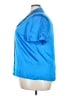 Halogen 100% Polyester Blue Short Sleeve Blouse Size 2X - photo 5