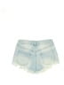 Mossimo Floral Blue Denim Shorts Size 0 - photo 2