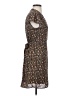 DR2 100% Recycled Polyester Floral Brown Casual Dress Size XS - photo 4
