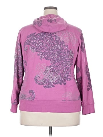 Three Hearts Zip Up Hoodie (view 2)