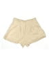 Zara Solid Ivory Khaki Shorts Size L - photo 1