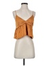 Little Moon 100% Polyester Orange Sleeveless Blouse Size S - photo 1