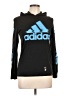 Adidas 100% Cotton Black Pullover Hoodie Size L - photo 1