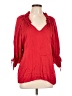 SOFIA Red 3/4 Sleeve Blouse Size L (estimated) - photo 1